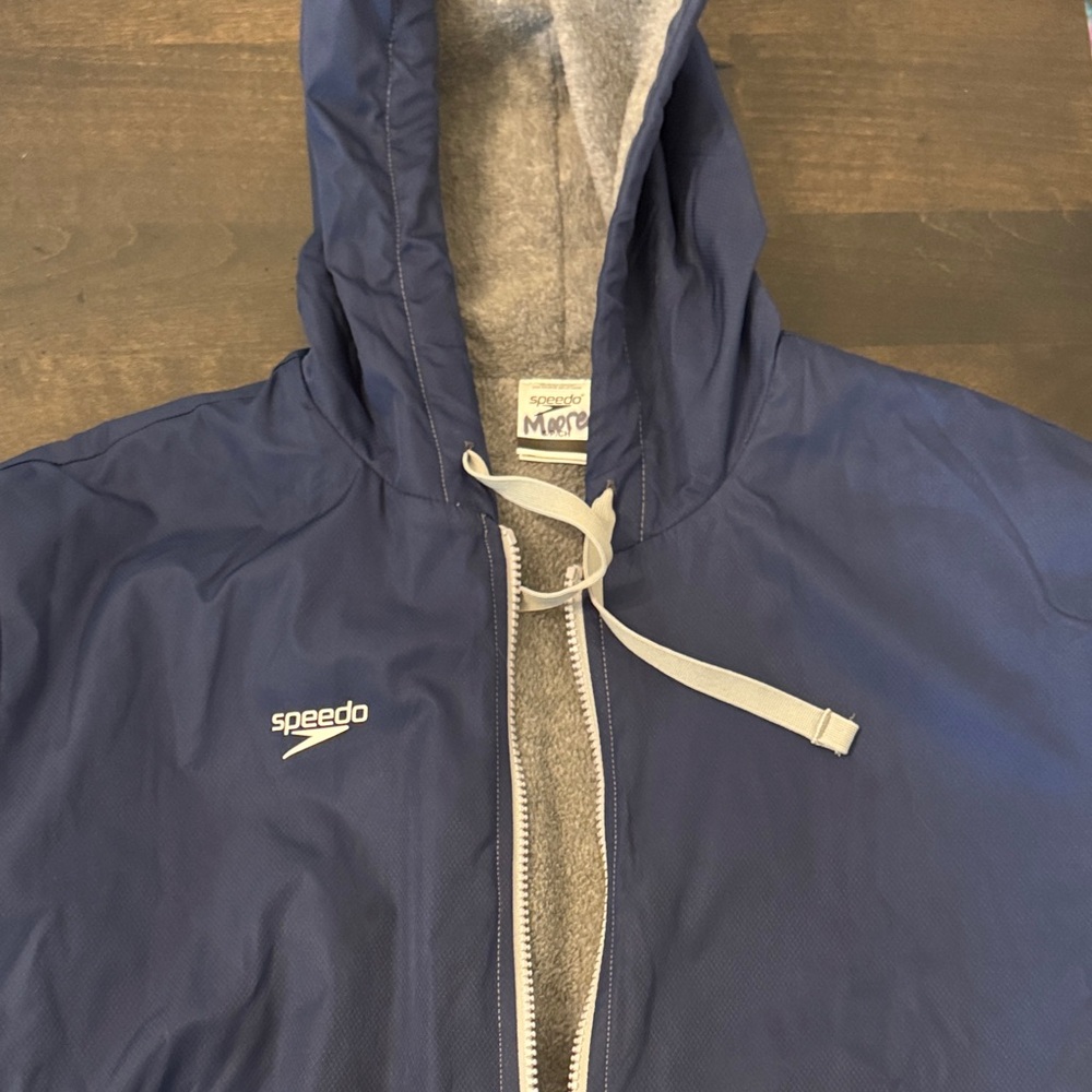Speedo Dark Blue Zip-Up Jacket